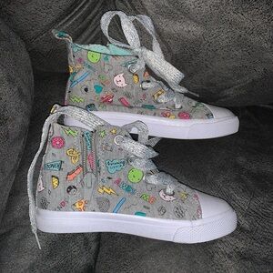 Toddler Girls Boys High Top Sneakers Multi Color NWT, Cat & Jack Size 8
